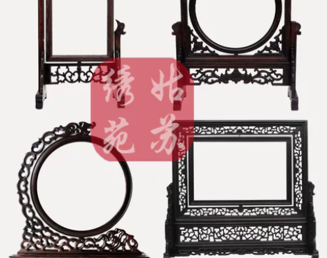 木质框架可装裱苏绣影楼相框剪纸摆件字麦秆画...