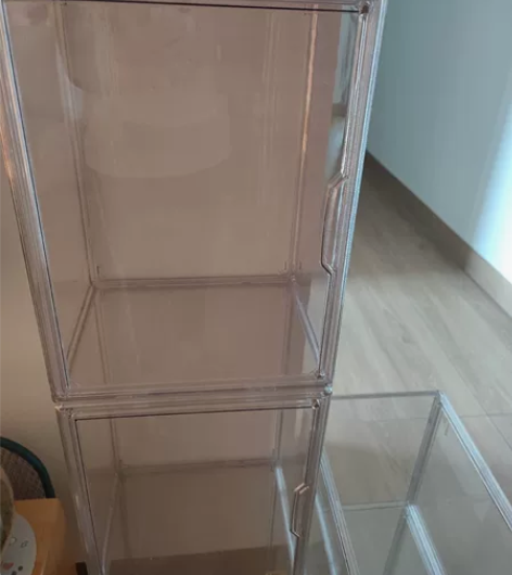 书本收纳箱透明宿舍桌面放书籍整理收纳盒藏书...