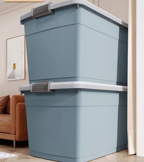 佳帮手加厚特大号收纳箱塑料衣服储物盒宿舍大...