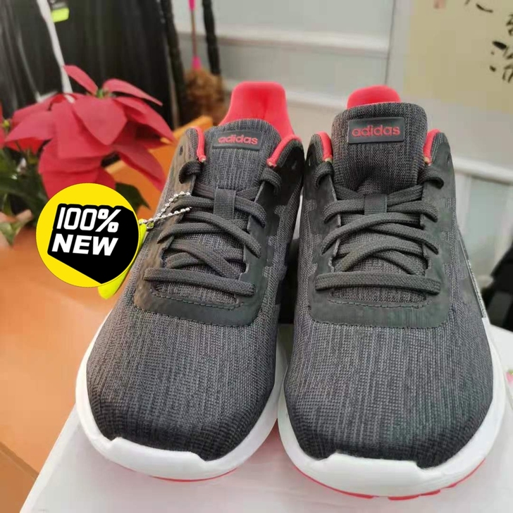 Adidas阿迪达斯女鞋PE防滑透气休闲运...