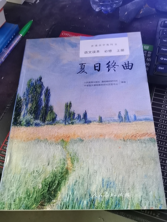 普通高中教科书必修 语文读本上册 夏日终曲...