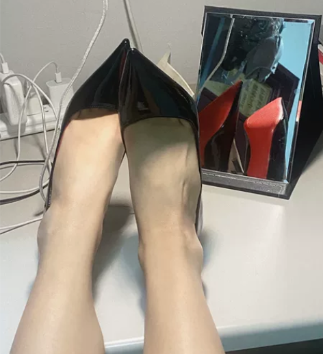 CL红底 6.8.10cm 裸和黑 34-...