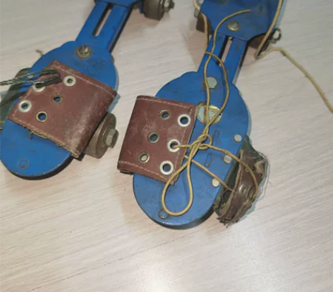 怀旧玩具老的70-80年代轮滑 旱冰鞋 老...