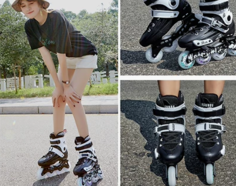 轮滑鞋男成年溜冰鞋女滑冰鞋滑轮鞋初学者旱冰...