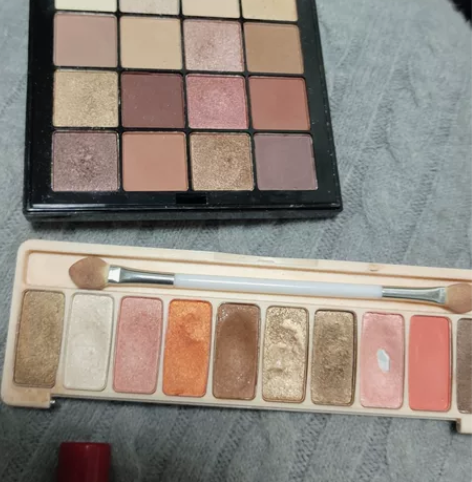 nyx眼影韩国十色眼影烘焙修容Kate眉粉...