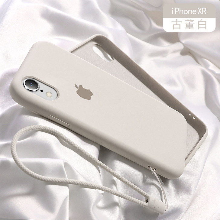 苹果x手机壳挂绳液态硅胶iPhone Xs...