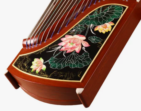 祥音古筝初学考级专业演奏古筝敦煌品质红木彩...