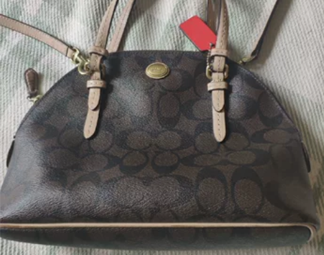 自用闲置Coach贝壳包 小号 9成新 外...