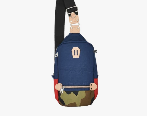 MACKAR 新款潮牌男士胸包户外旅行单肩...