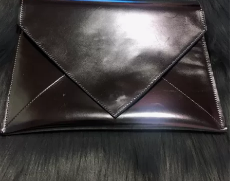 手拿包 宴会包 女士 用过两次信封包 银色...