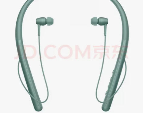 索尼蓝牙耳机 绿色这个哈～