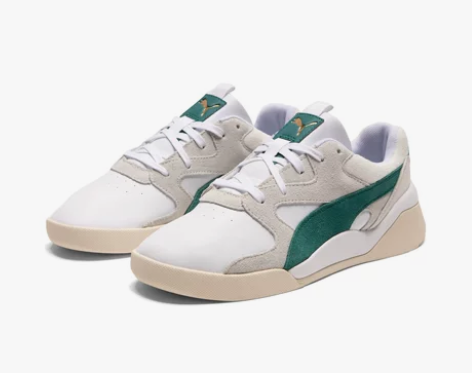 PUMA彪马官方正品 女子拼色休闲鞋绿 3...