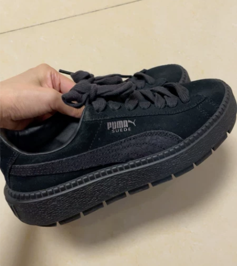 彪马正品女鞋，可看购买记录，黑色，225m...