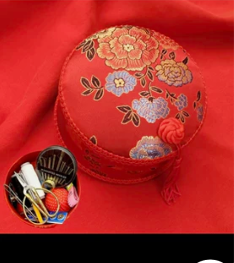 婚庆针线盒结婚百宝箱陪嫁新品迷你可爱小阵线...