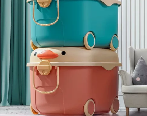 [35元全新包邮] 儿童玩具收纳箱多功能塑...