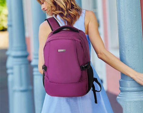 汉客休闲旅行背包女双肩包大容量短途旅游包妈...