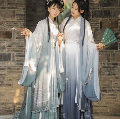 滕王阁汉服女正品原创中国风晋制齐腰襦裙夏款...