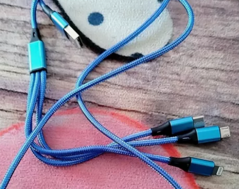 手机数据线充电线三合一苹果数据线typec...