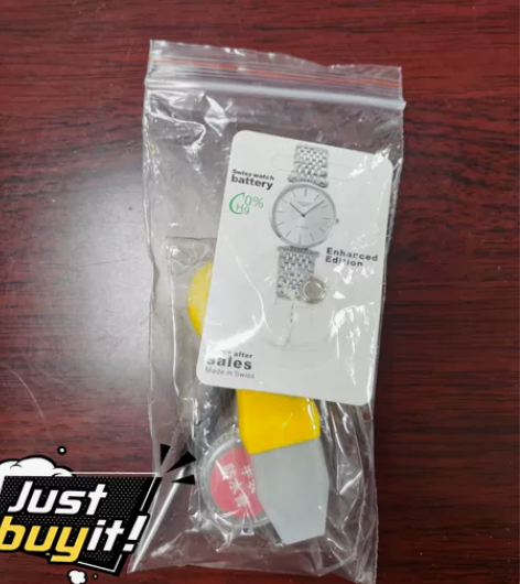 浪琴瑰丽原装315电池配安装包，拆盒了但是...