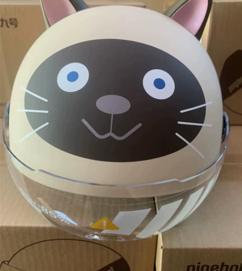 九号电动儿童头盔! 暹罗卡、小猪粉! 尺寸...