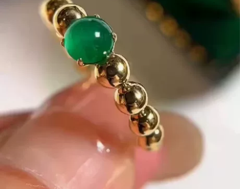 高级定制款！18k镶嵌，vivid gre...