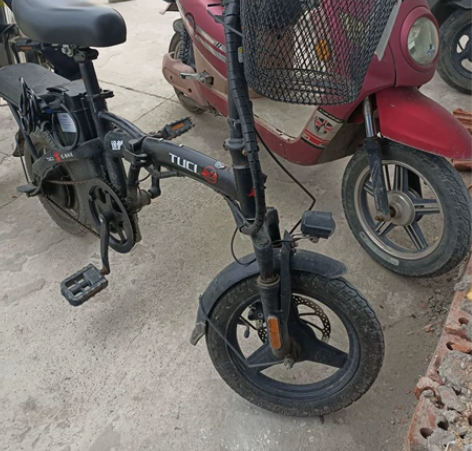 途刺折折叠电动车，高速电机，续航20公里 ...