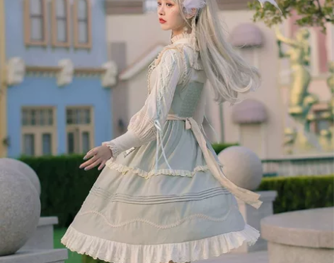 樱洛芙lolita裙原创 三月扶桑JSK ...