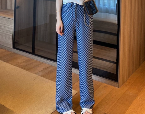 宝藏裤子!显腿长~透气天丝高腰显瘦百搭直筒...
