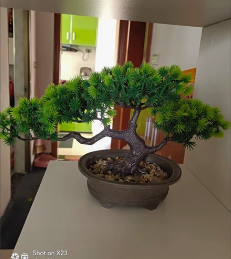 仿真松摆件一个包邮 长约34cm 高约19...