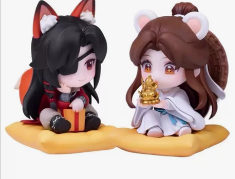 【出】擎苍 天官赐福 花栖椿岁小金人特典手...