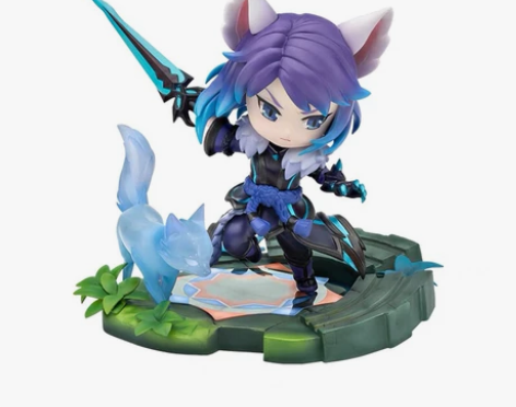 王者荣耀 李白 千年之狐 可爱Q版人形手办...