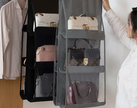包包收纳神器挂袋放包包整理收纳袋挂袋墙挂式...