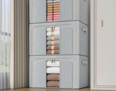 3个装 衣服收纳箱家用大容量衣柜装衣物的箱...