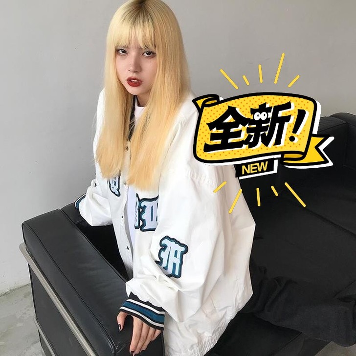 棒球外套，仅拍照穿过