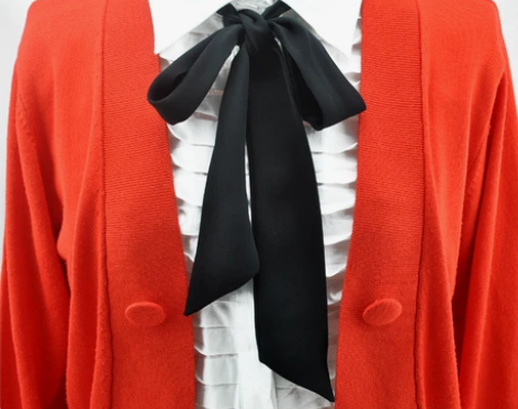 全新领结女 系带新款韩版英伦学院风波点纯色...