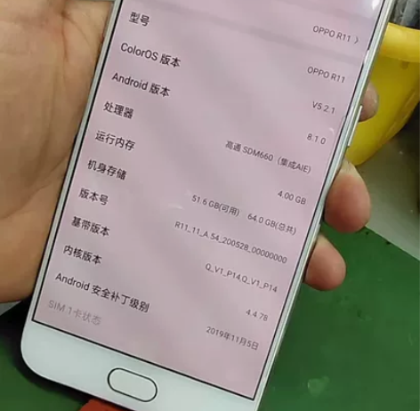oppo R11，4+64G 全原无拆修，...