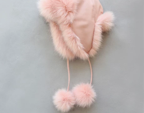 女童韩版可爱帽子儿童雷锋帽男童冬季棉袄宝宝...