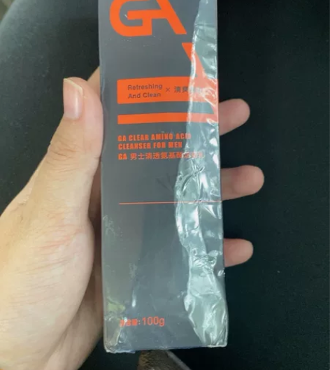 GA男士轻透氨基酸洁面乳,保质期如图,全新...