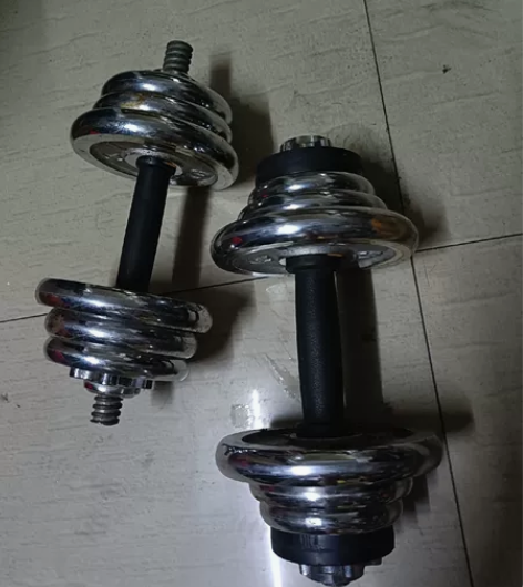 哑铃,多少斤没算它  但基本够用     ...