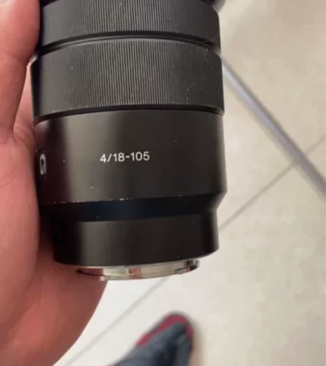 出索尼18 105镜头一支。f4光圈  成...