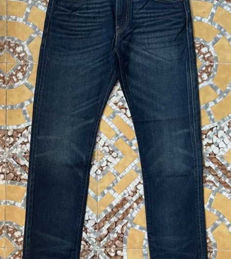 李维斯502深蓝水洗春秋微锥弹力牛仔裤。全...