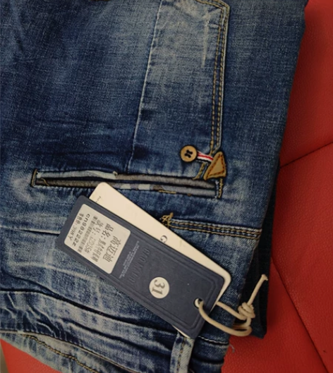 爸爸版牛仔裤 裤长:三尺一 腰围:二尺三 ...