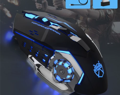 【来电价】无线机械牧马人游戏蓝牙鼠标适用联...