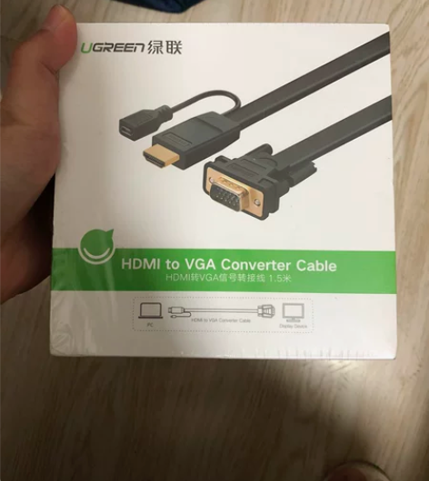 全新未拆绿联 HDMI 转VGA 信号转接...