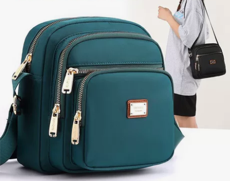 女士尼龙布包斜挎包包!7043#百搭斜挎包...