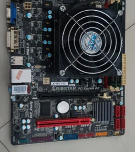 闲置电脑主机一个。主板映泰b75，CPU4...