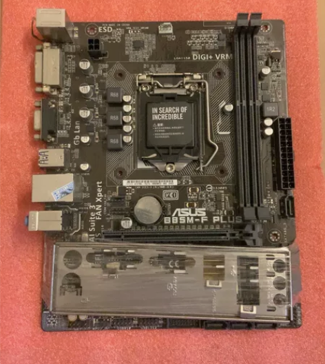 华硕B85M-F PLUS，含挡板，正常使...