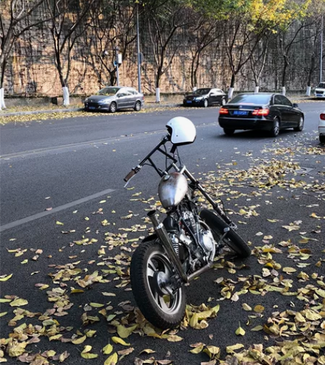 复古摩托车 铃木gz150chopper ...
