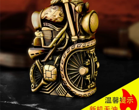 正版zippo防风煤油打火机 哈雷摩托纯铜...