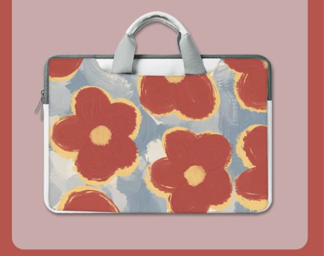 可爱手提笔记本电脑包女适用小米pro14华...